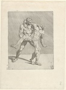To brytere Wrestlers (serietittel) av Dirck Volckertsz. Coornhert