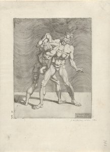 To brytere Wrestlers (serietittel) av Dirck Volckertsz. Coornhert