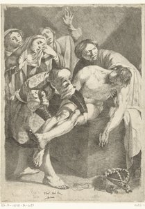 Kristi gravlegging av Dirck van Baburen (attributed to)