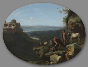 Merkur og Argus i et landskap, ca. 1635.