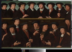 En gruppe gardister av Dirk Jacobsz