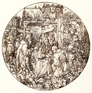 Magiene tilber Jesusbarnet