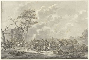 Rytterkamp av Dirk Langendijk