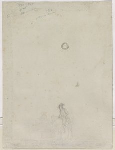 Skisse av bønder ved en fontene, 1784. av Dirk Langendyk