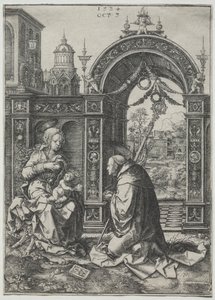 Visjonen om St. Bernard, 1524.