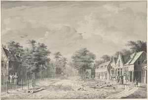 Utsikt over landsbyen De Bilt av Dirk Verrijk