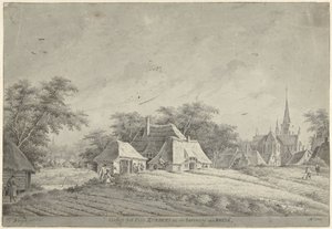 Utsikt over landsbyen Zundert av Dirk Verrijk