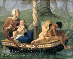Barndom. Fra serien: The Four Ages of Man