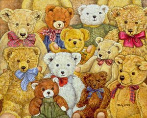 Ted-Patch, 1995 (akryl på panel)