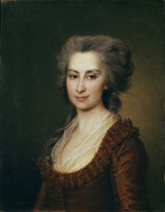 Portrett av grevinne Praskovya Vorontsova 1749-1797, tidlig på 1790-tallet