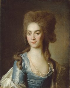 Portrett av Tatyana Petrovna Raznatovskaya, født Rezvaya, 1781