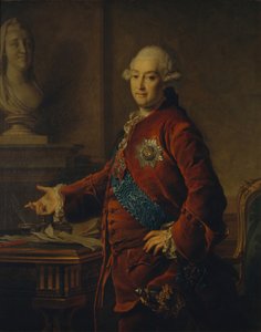 Portrett av visekansler prins Alexander Mikhaylovich Golitsyn 1723-1807, 1772
