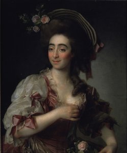 Portrett av operasangerinnen Anna Davia Bernucci, 1782