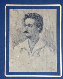 Portrett av Decembrist Sergey Krivtsov 1802-1864 av Dmitri Petrovich Oznobishin