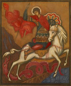 Saint George og dragen av Dmitri Semyonovich Stelletsky
