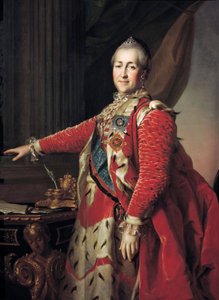 Katarina den store, keiserinne av Russland, 1782.