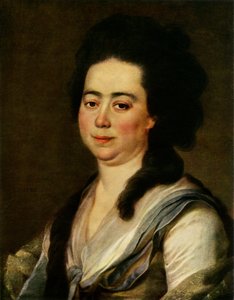 Portrett av Anna Sergeyevna Bakunina, ca 1770-tallet, 1965.