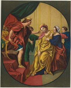 Ester brakte til kong Ahasverus av Domenichino