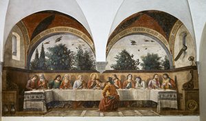 Det siste måltid av Domenico Ghirlandaio