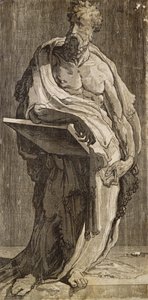 En apostel av Domenico di Pace Beccafumi  