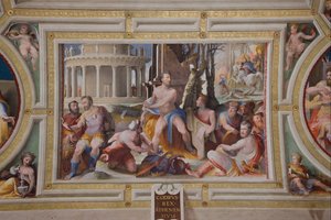 Offeret til Codrus, konge av Athens offentlige dyder av greske og romerske helter, 1529-1535