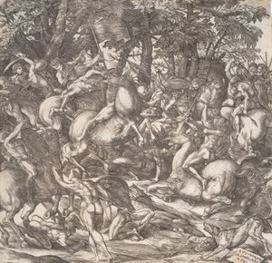 Ridekonkurranse av Domenico Campagnola