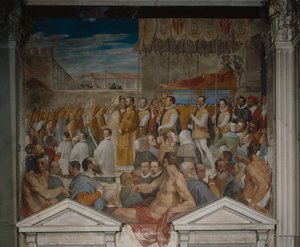 Prosesjon av kroppen til Saint Antoninus, 1589 (freso)