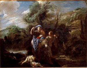 Lekkasje i Egypt (maleri av Domenico Fetti or Feti