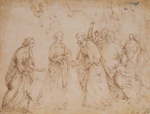 Jomfruens ekteskap av Domenico Ghirlandaio