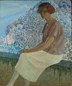 Argent rolig. Portrett av Alma Fidora, 1922. av Domenico Guerello