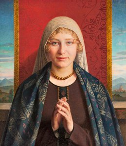 Angelus Prayer (olje på lerret) av Domenico Maria Durante