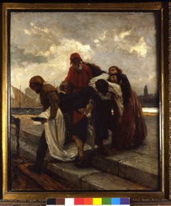 I Due Foscari, maleri av Domenico Morelli (1826 - 1901). av Domenico Morelli