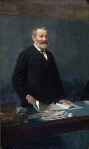 Portrett av Quintino Sella (olje på lerret)