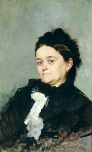 Portrett av Virginia Villari, av Domenico Morelli av Domenico Morelli