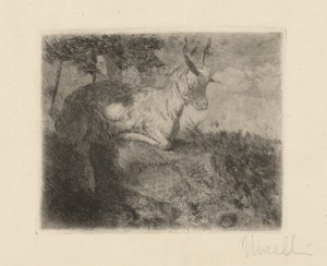 Den lille geiten (La capretta) av Domenico Morelli