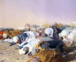 Prekenen til Muhammed av Domenico Morelli