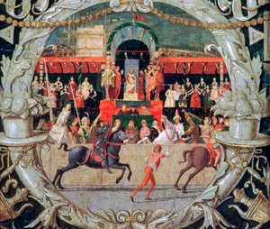 The Rape of the Sabines before the signal, c1490