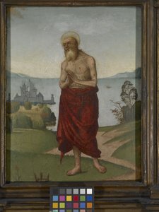 St. Onuphrius (olje på tre) av Domenico Panetti
