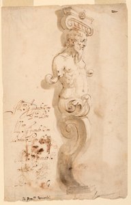 Prosjekt for en Herm av Domenico Peruzzini
