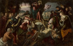 The Raising of Lasarus, 1585-1590