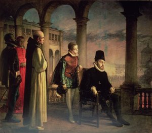Filip II (1527-98) Erklærer sin tro av Domingo Valdivieso