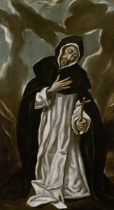 Saint Dominic, ca. 1610. av Dominico El Greco