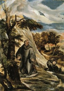 Saint Francis of Assisi mottar Stigmata, ca 1565-1570.