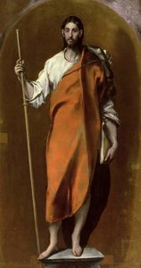 Saint James som pilegrim, ca 1590.