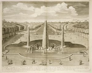 Apollonfontenen i hagene i Versailles av Dominique (after) Girard
