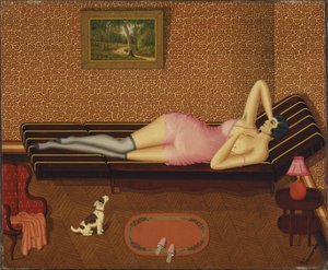 Summer Siesta Woman Lying, 1933. av Dominique Peyronnet