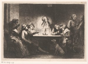 Gezelschap rond een tafel bij kaarslicht   1380066   no       norwegian Successfully Translated  Original: A Scene from the Legend of Saint Nicholas of Bari Translat: A Scene from the Legend of Saint Nicholas of Bari 1336897 no norwegian Successfully Trans