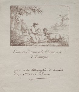 Hellig familie på flukt til Egypt, 1809. av Dominique Vivant Denon