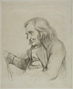 Portrett av en gammel mann av Dominique Vivant Denon