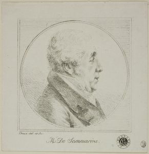 Profilportrett av Monsieur de Sommariva av Dominique Vivant Denon